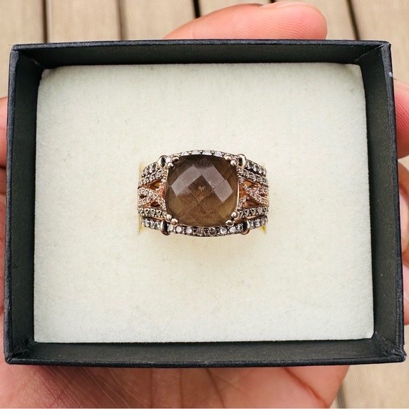 14kt. STRAWBERRY GOLD LEVIAN RING - Picture 3 of 10
